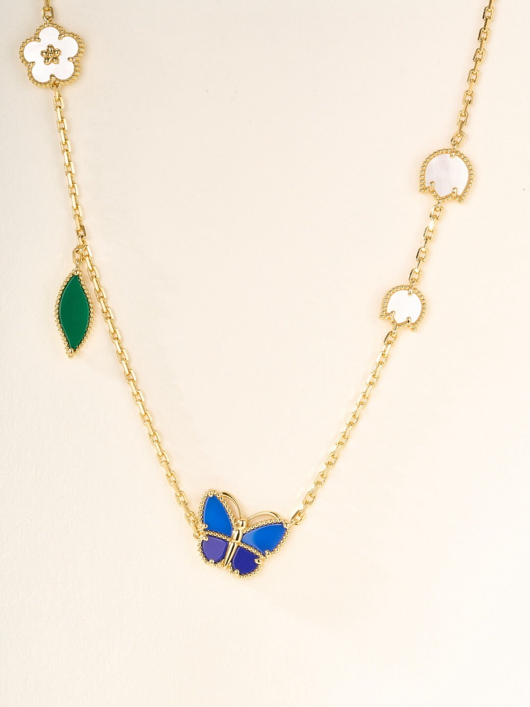 [Kincade Jewelrys] LUCKY BLUE BUTTERFLY  NECKLACE