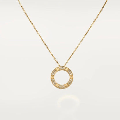 [Kincade Jewelrys]LOVE NECKLACE ADJUSTABLE ROSE GOLD