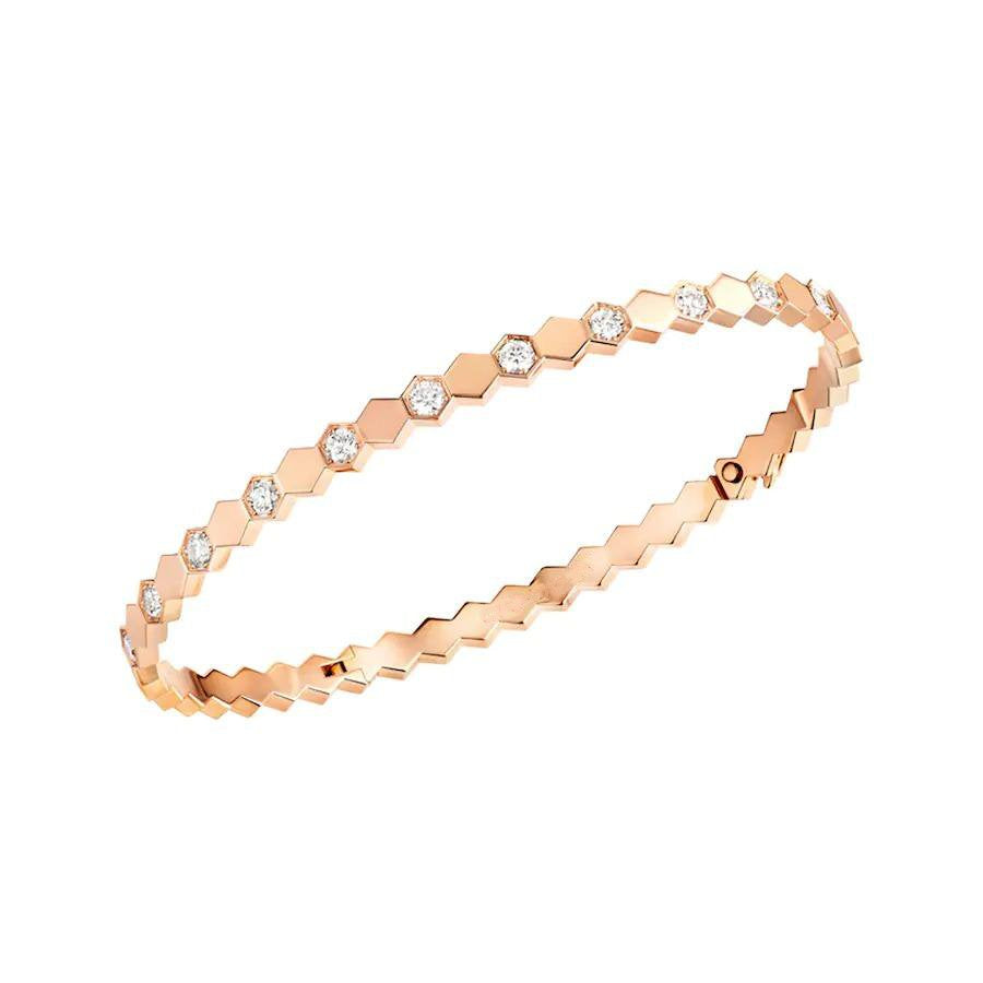 [Kincade Jewelrys]BEE LOVE PINK GOLD DIAMOND BRACELET