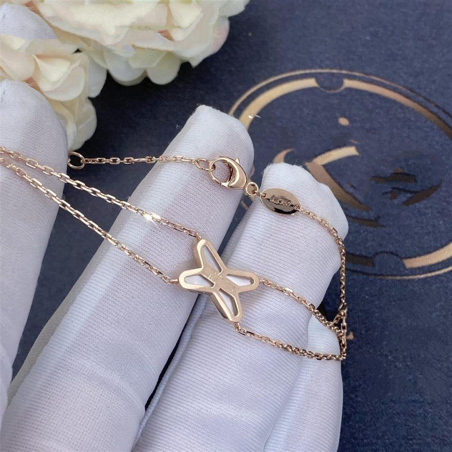 [Kincade Jewelrys]JEUX BRACELET WHITE MOP PINK GOLD 1 DIAMOND