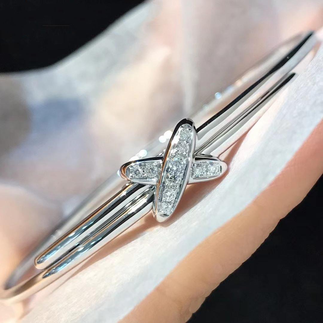 [Kincade Jewelrys]JEUX DE BRACELET SILVER DIAMONDS