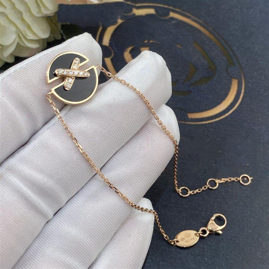 [Kincade Jewelrys]JEUX DE BRACELET ONYX PINK GOLD DIAMOND