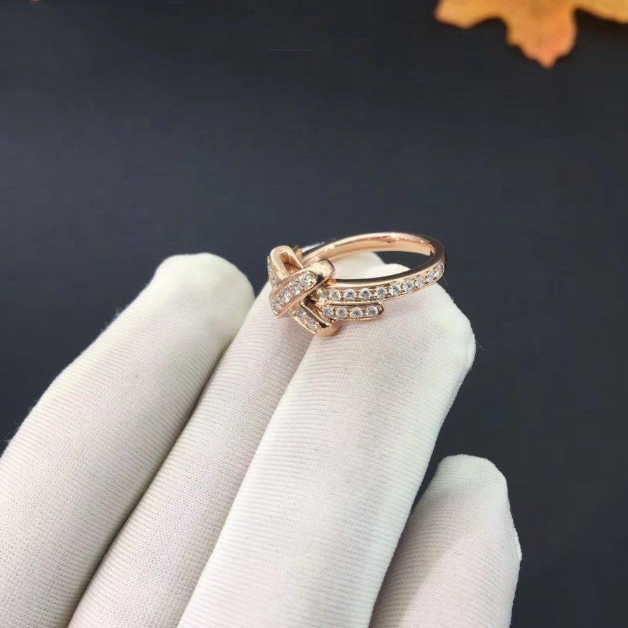 [Kincade Jewelrys]JEUX DE RING PINK GOLD DIAMOND