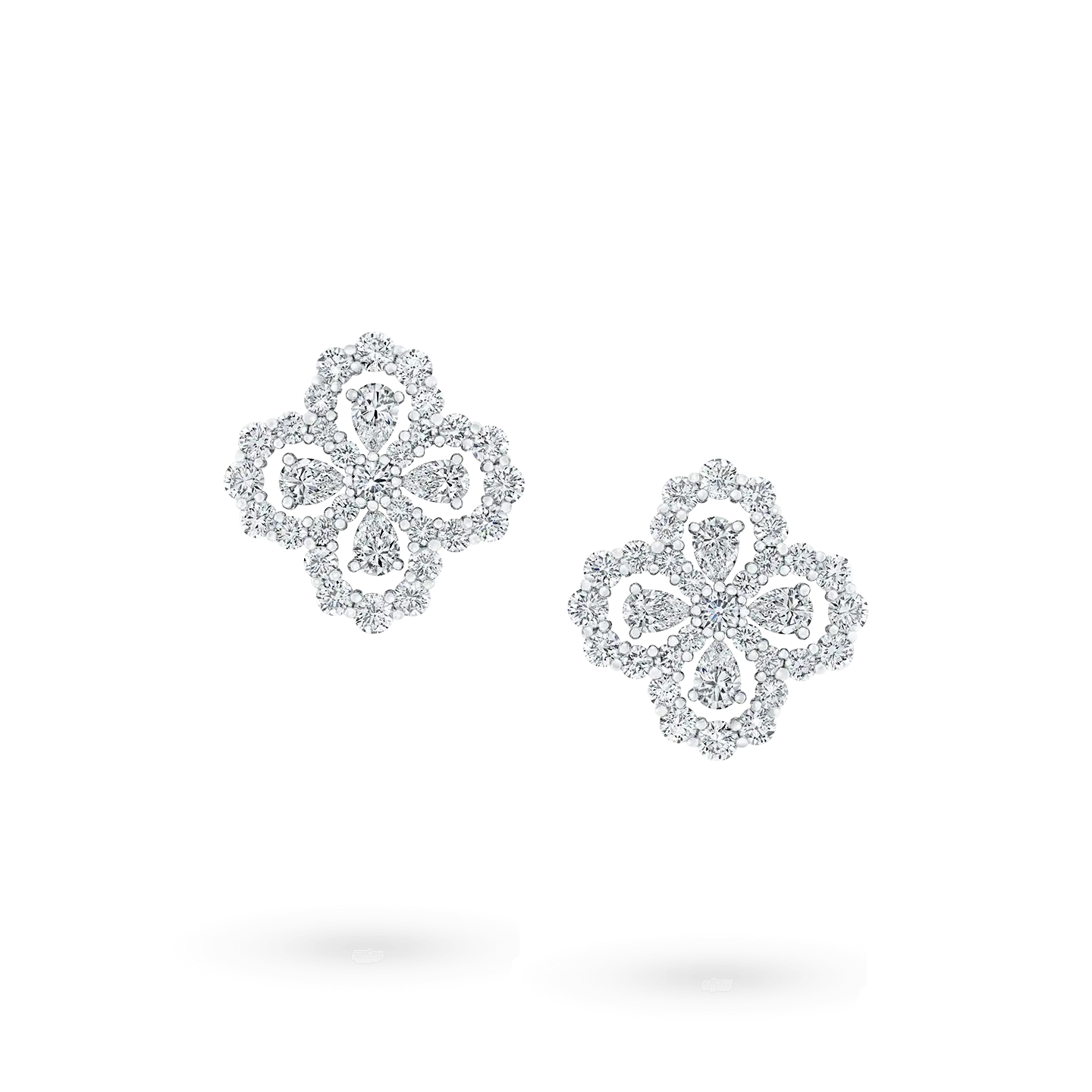 [Kincade Jewelrys]LOOP EARRINGS FULL MOTIF DIAMOND 16MM