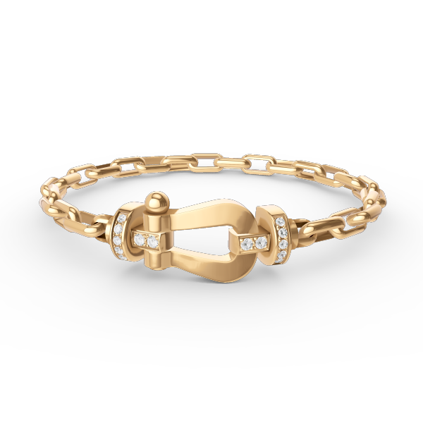 [Kincade Jewelrys]FORCE LARGE HORSESHOE CLASP  METAL BRACELET