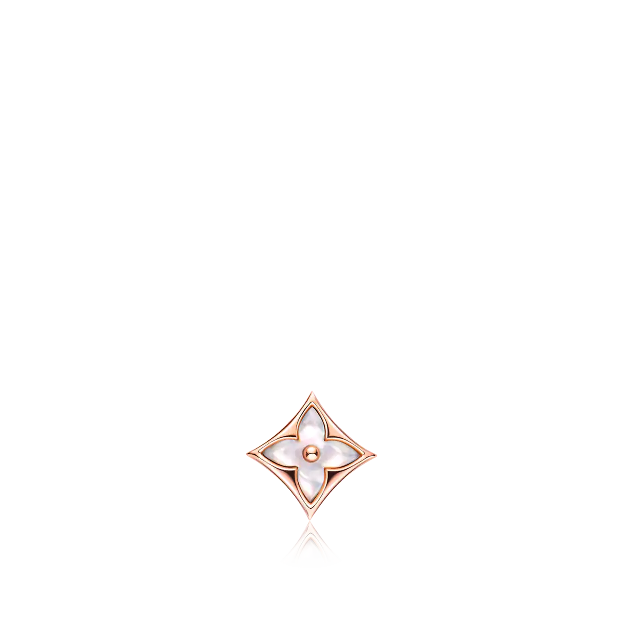 [Kincade Jewelrys]STAR MOP PINK GOLD EARRINGS