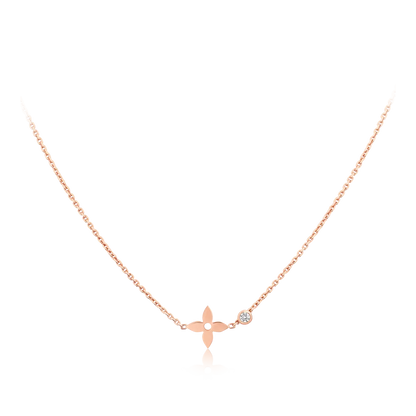 [Kincade Jewelrys]BLOSSOM PENDANT PINK GOLD AND DIAMOND