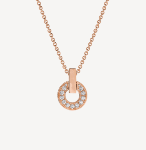 [Kincade Jewelrys]GARI NECKLACE PINK GOLD DIAMOND