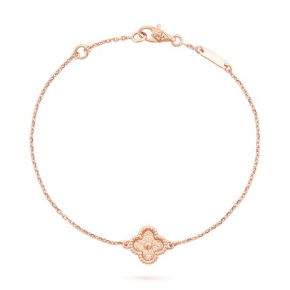 [Kincade Jewelrys]CLOVER SINGLE FLOWER BRACELET