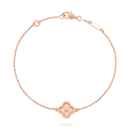 [Kincade Jewelrys]CLOVER SINGLE FLOWER BRACELET