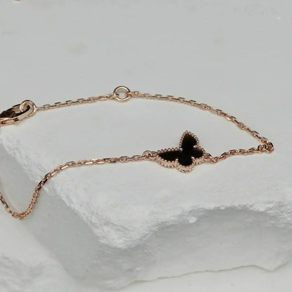 [Kincade Jewelrys]BUTTERFLY ONYX  BUTTERFLY BRACELET