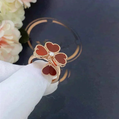 [Kincade Jewelrys]SWEET CLOVER CARNELIAN RING