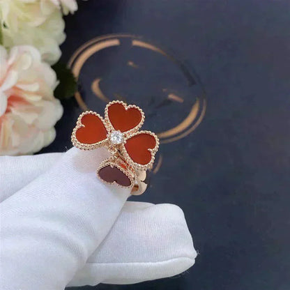 [Kincade Jewelrys]SWEET CLOVER CARNELIAN RING