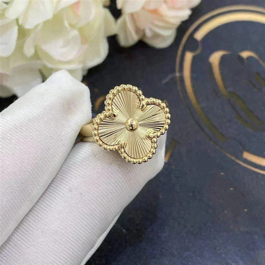 [Kincade Jewelrys]CLOVER GOLD RING