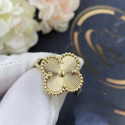 [Kincade Jewelrys]CLOVER GOLD RING