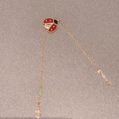 [Kincade Jewelrys]LUCKY SPRING 1 MOTIF PINK GOLD BRACELET