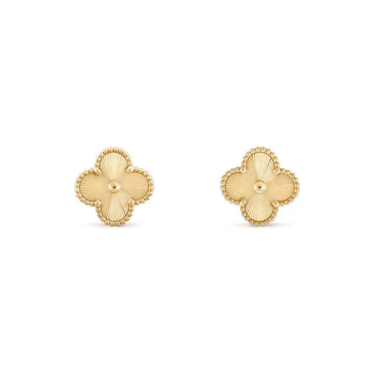 [Kincade Jewelrys]CLOVER MEDIUM 1 MOTIFS LASER EARRINGS