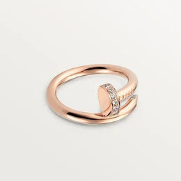 [Kincade Jewelrys]JUSTE RING 2.65MM PINK GOLD DIAMOND